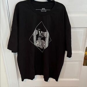 Black Graphic Short Sleeve Tee